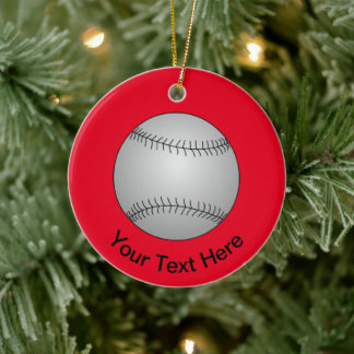 Honkbal Keramisch Ornament