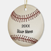 Honkbal Keramisch Ornament (Links)