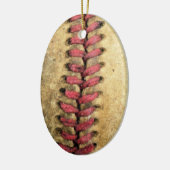  honkbal keramisch ornament (Links)
