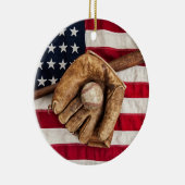  honkbal keramisch ornament (Rechts)