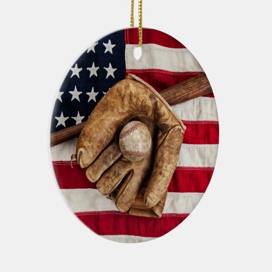  honkbal keramisch ornament (Rechts)