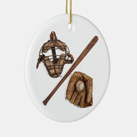  honkbal keramisch ornament (Rechts)