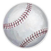 Honkbal Keramische Knop (Voorkant)