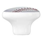 Honkbal Keramische Knop (Zijkant)