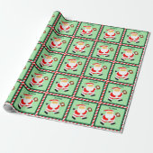 Honkbal Kerst Geschenk Cadeaupapier (Uitgerold)