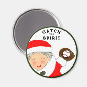 Honkbal Kerst Kousen Stuffers Magneet (Voorkant / Achterkant)