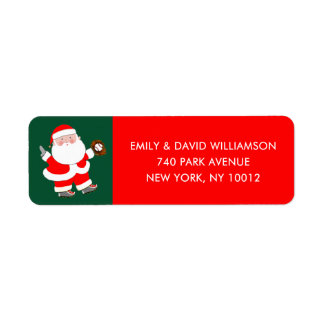 Honkbal Kerst Label
