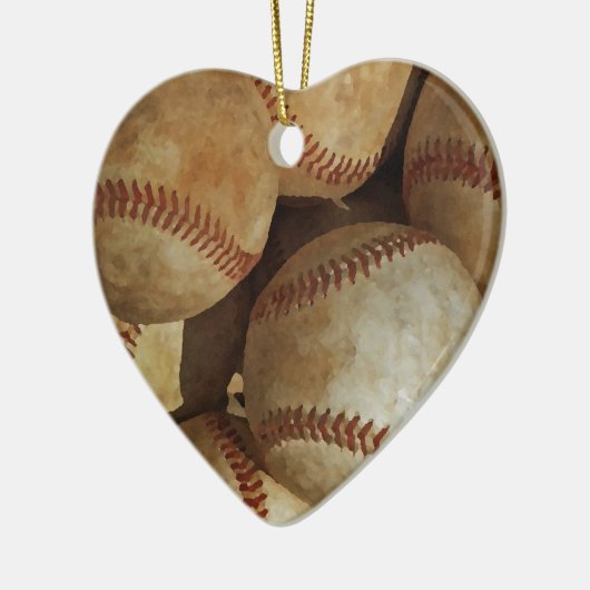 Honkbal Kerstboom Ornament (Links)