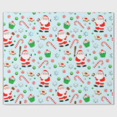 Honkbal Kerstcadeau Cadeaupapier (Vlak)