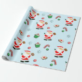 Honkbal kerstcadeau cadeaupapier (Uitgerold)
