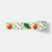 Honkbal Kerstcadeau Satijnen Lint (Voorkant)