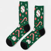 Honkbal kerstcadeaus sokken (Links)