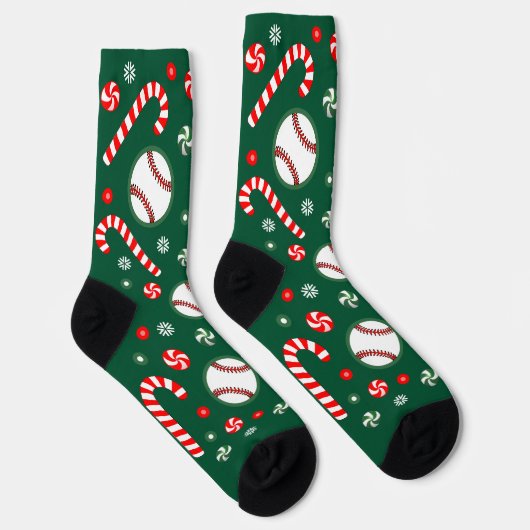 Honkbal kerstcadeaus sokken (Rechts)