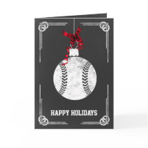 Honkbal kerstgroetkaart