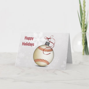 honkbal kerstkaarten feestdagen kaart