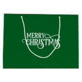 Honkbal Kerstmis thema voor Cat Lovers Groot Cadeauzakje (Achterkant)