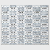 Honkbal kijken is geluk grappig honkbal cadeaupapier (Vlak)