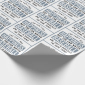 Honkbal kijken is geluk grappig honkbal cadeaupapier (Hoek)