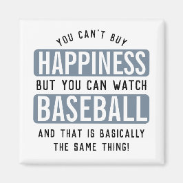 Honkbal kijken is geluk grappig honkbal magneet