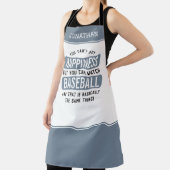 Honkbal kijken is geluk grappig honkbal schort (Insitu)