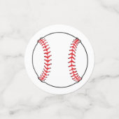 Honkbal Kinder foto verjaardagsfeest Confetti (Kleine voorkant)