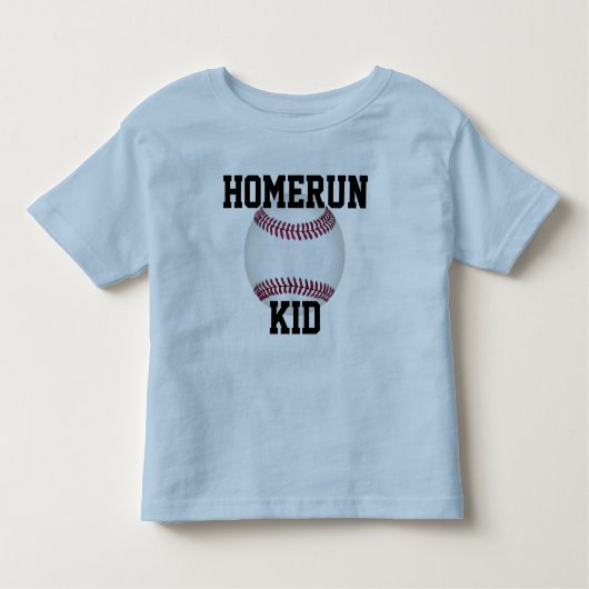 Honkbal Kinder Shirt "Homerun Kind" Sport T-shirt (Voorkant)