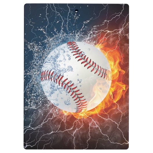 honkbal klembord (Achterkant)