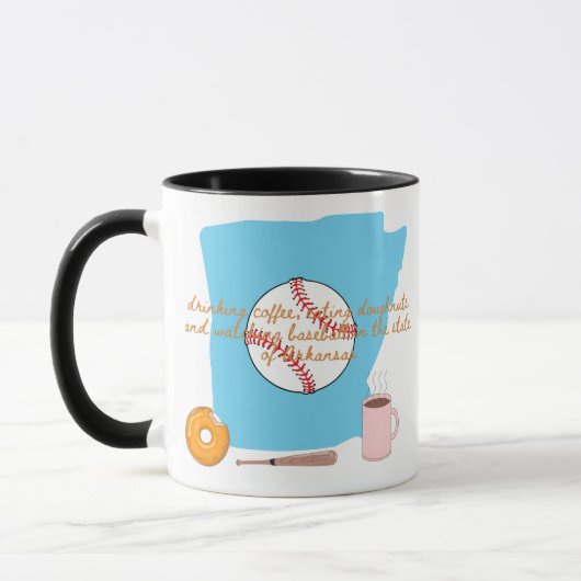 Honkbal, koffie en donuts in Arkansas Mok (Links)