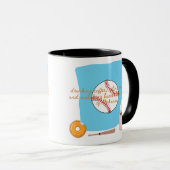 Honkbal, koffie en donuts in Arkansas Mok (Voorkant rechts)