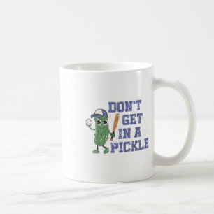 Honkbal komt niet in een augurk koffiemok