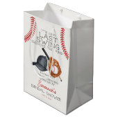 Honkbal Laatste Swing Thuisloop Bruidsfeest Favori Medium Cadeauzakje (Voorkant Gekanteld)