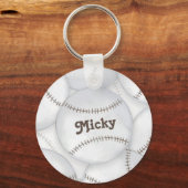 Honkbal labels sleutelhanger (Voorkant)