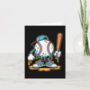 Honkbal Leefstijl 101 T-shirt Jeugd Honkbal Drip I Kaart