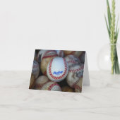 Honkbal Lege Notecard Kaart (Voorkant)