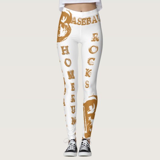 Honkbal Leggings (Voorkant)