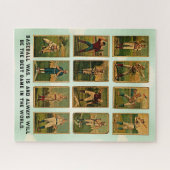 honkbal legpuzzel (Horizontaal)