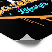 Honkbal Levensstijl 101 Kleding Jeugd Drip Honkbal Poster (Hoek)