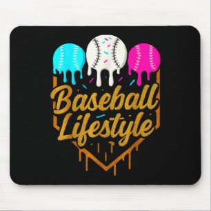 Honkbal levensstijl, Honkbal Drip Ijs Muismat