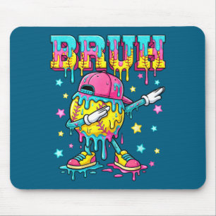 Honkbal levensstijl kleding jeugd drip honkbal muismat