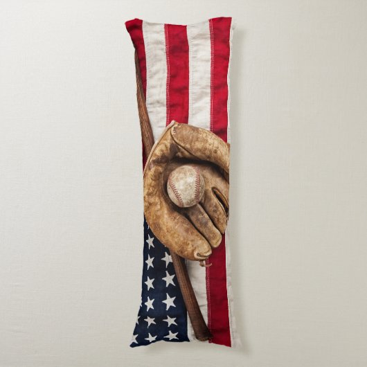  honkbal lichaamskussen (Voorkant Verticaal)