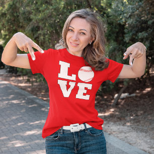 Honkbal LIEF Cute Vrouwen Sport Moeder T-shirt