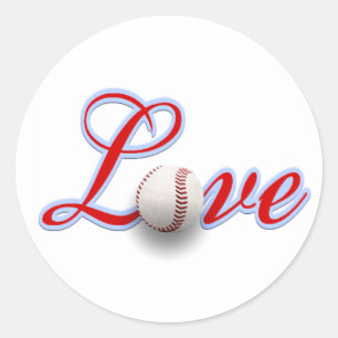 Honkbal Liefde Geschenk Sticker