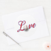 Honkbal Liefde Geschenk Sticker (Envelop)