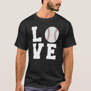 Honkbal Liefde Moeder Vader Coach Speler Atleet Sp T-shirt