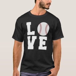 Honkbal Liefde Moeder Vader Coach Speler Atleet Sp T-shirt
