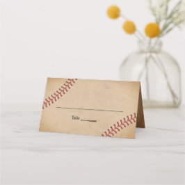  honkbal liefde sport thema bruiloft plaatskaartje