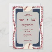 Honkbal liefde sport thema bruiloft uitnodigingen (Voorkant)