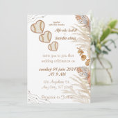 Honkbal liefde sport thema bruiloft uitnodigingen (Staand voorkant)