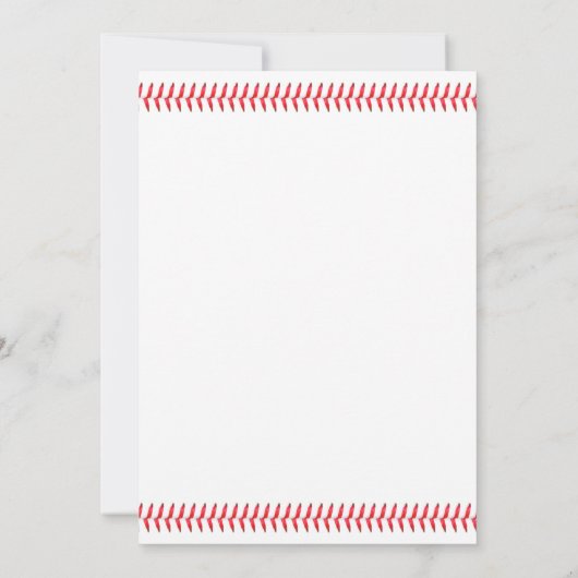 Honkbal Liefde Sport Thema Trouwen Kaart (Achterkant)