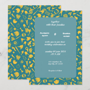 Honkbal liefde sport Thema Trouwen Kaart